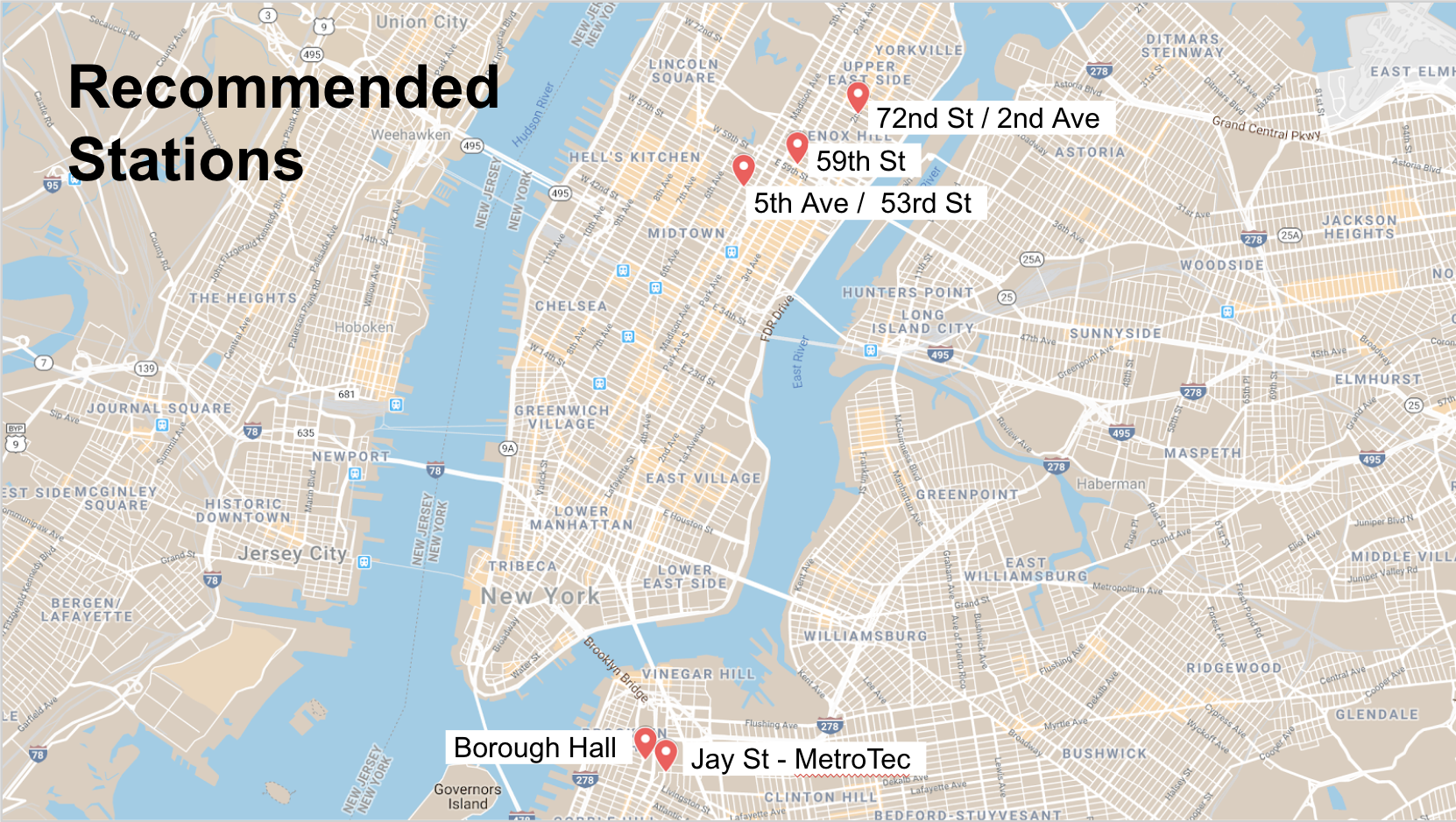 stations map